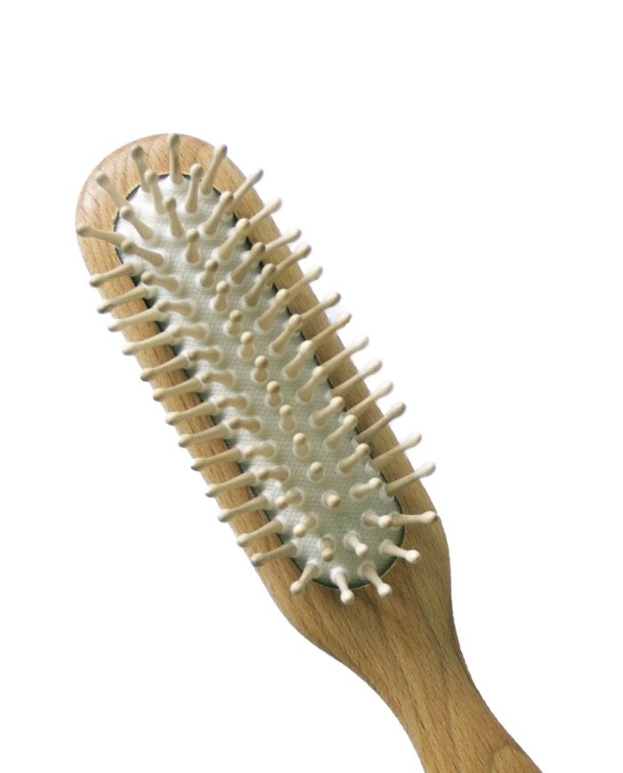 Pure!power Wooden Wig Brush by Ellen Wille – Natural Bristle Brush for Wig Care
